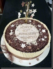 Chocolate-curls-Birthday-Cake
