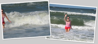 View Beth frolicking in Florida