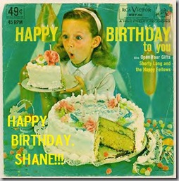 Birthday 45rpm Shane