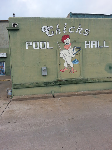 Chick's Pool Hall Mural