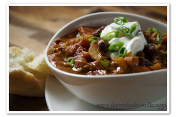 Thick and Beefy Beanless Chili