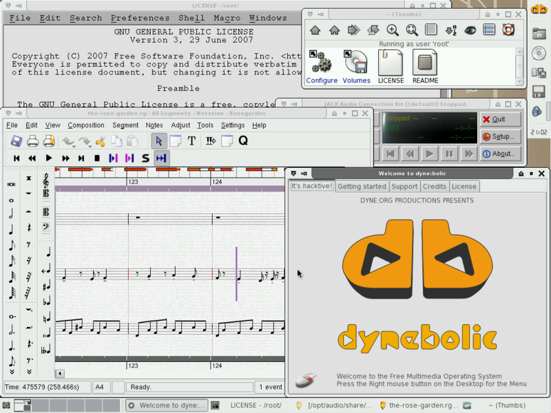Linuxlandit & The Conqueror Penguin: dyne:bolic is shaped on the needs of  media activists, artists and creatives as a practical tool for multimedia  production.