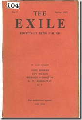 The Exile (Ezra Pound)