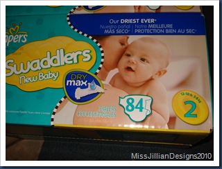 Pack of 84 diapers