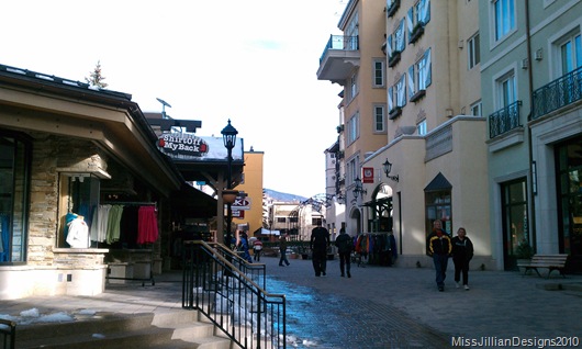 shops in Lionshead Vail Square taken by my love