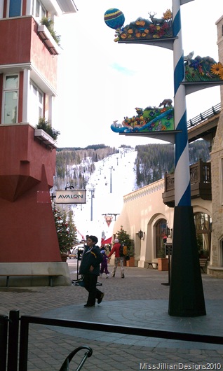 Lionshead Vail Square and Vail mountain taken by my love