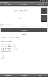 Equations Calculator Screenshots 0