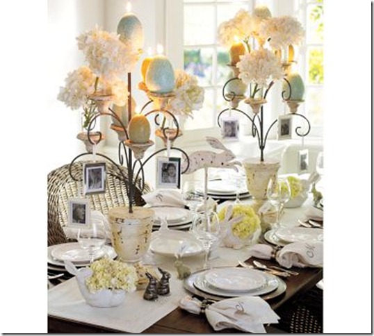 pottery barn easter table