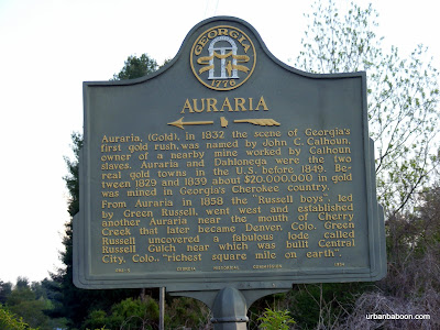 Auraria's Historical Marker