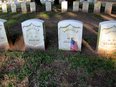 Tombstones of Unknown Soldiers
