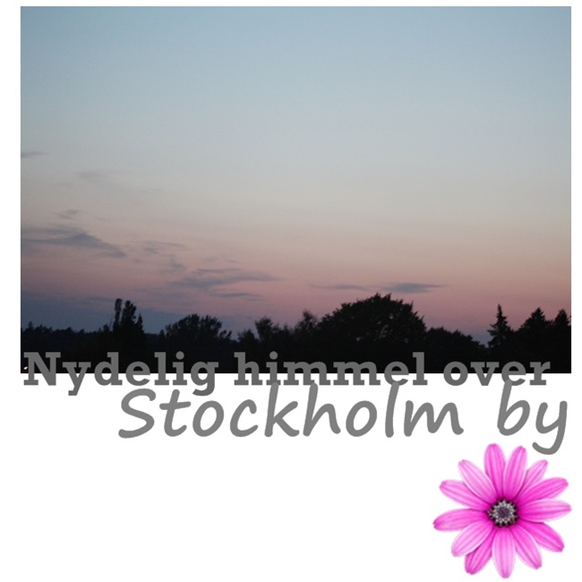 nydelig himmel over stockholm by
