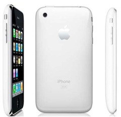 白色的iPhone 3GS