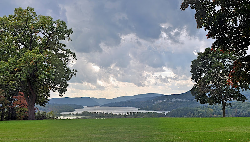 Hudson River panorama with West Point