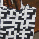 Crossword Fabric Bag