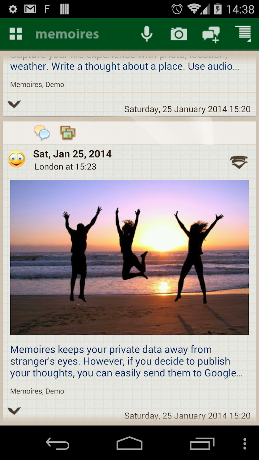 Memoires: the Diary Screen 2