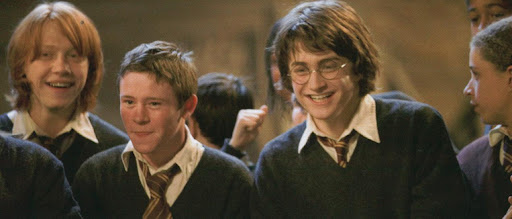 Ron, Seamus Finnigan & Harry