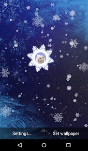 Snowflakes wallpaper Screenshots 2