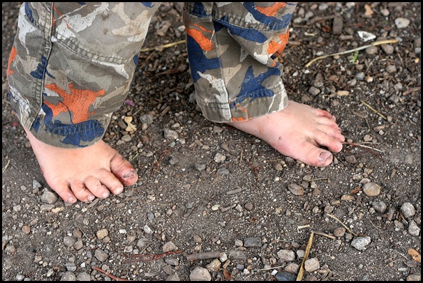 Barefoot boy