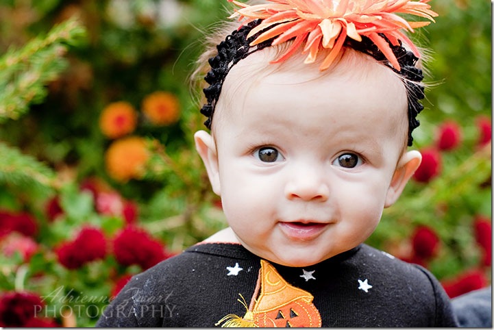 baby dressed for halloween