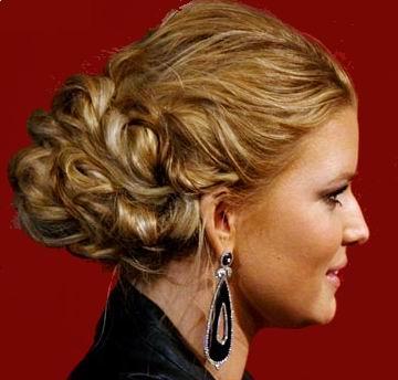 Messy Braid Hairstyle For Prom