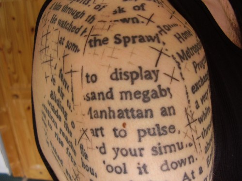The Word Made Flesh: Literary Tattoos from Bookworms Worldwide литературные таутировки