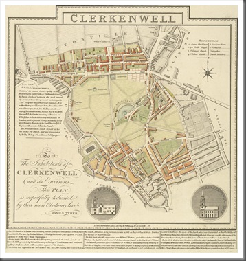 1805 Clerkenwell Map