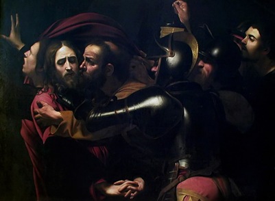 Kiss of Judas, Caravaggio 1602