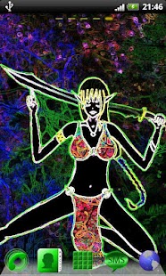 How to install Theme Dark Elf for GO Launcher 3.0 unlimited apk for android