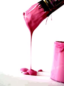 pintando rosa