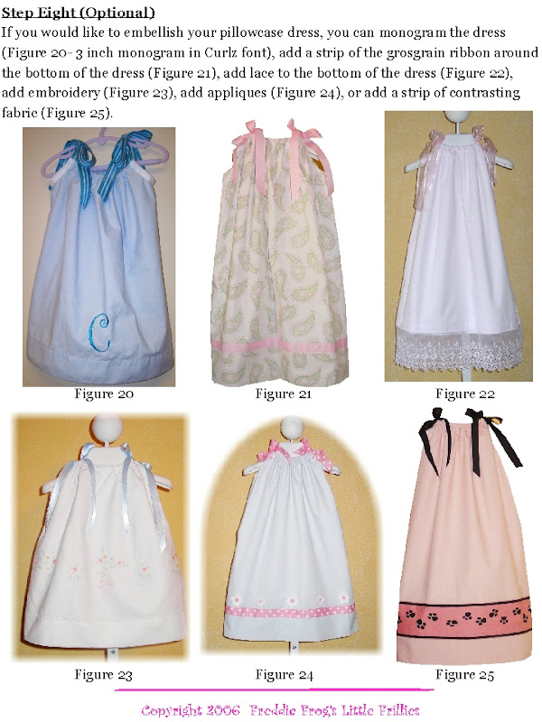 Close Encounters of the Drool Kind Pillowcase Dress HowTo