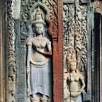 Three Thommanon Devata (sacred female image), Siem Reap, Cambodia http://www.Devata.org
