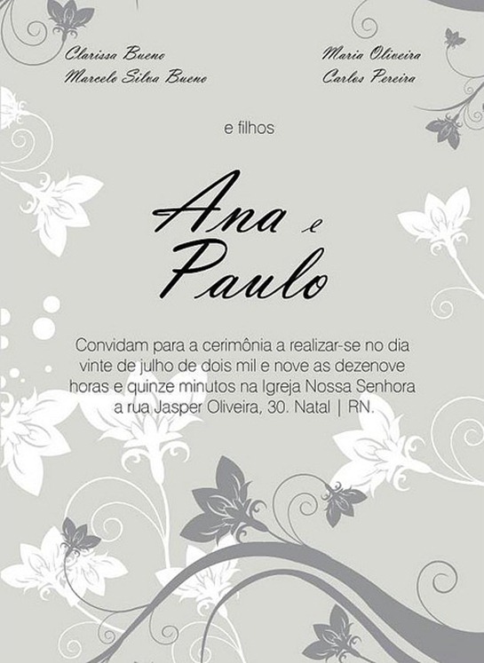 Convite Ana&Paulo