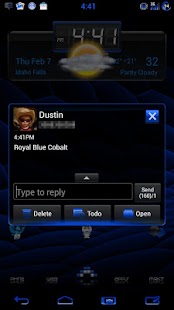 How to download GO SMS Royal Blue Cobalt Theme 1.3 apk for bluestacks