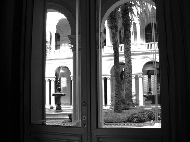 Casa Rosada Bs.As. Patio de las palmeras
