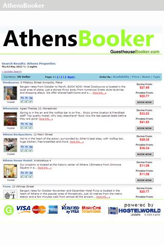 【免費旅遊App】Athens hostel booking-APP點子