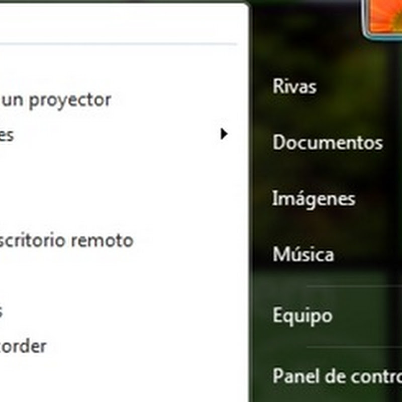 Minimizar íconos del botón de inicio de Windows 7