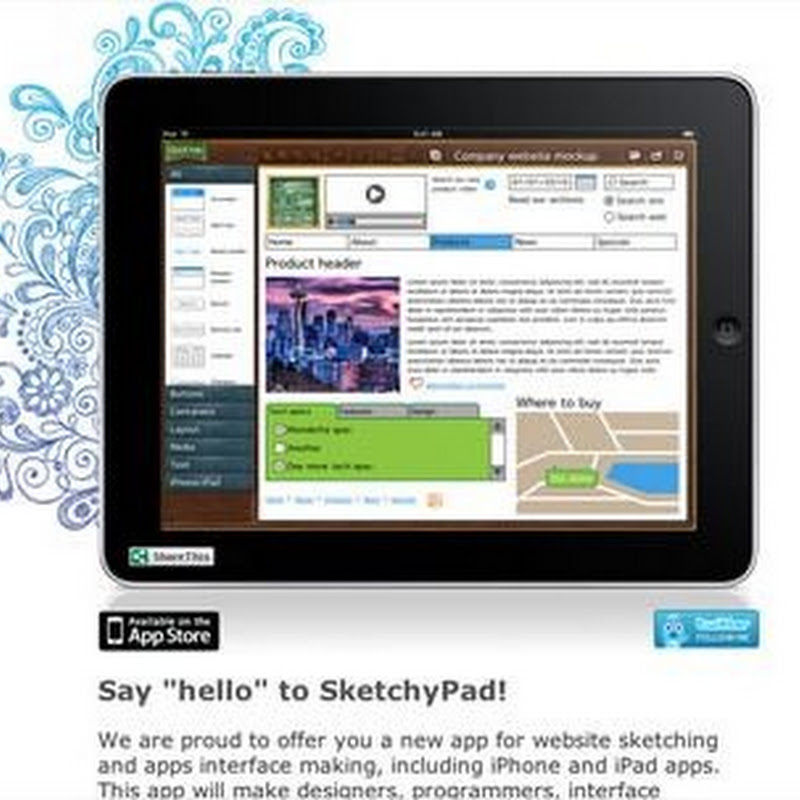 30 inspiradores sitios web de aplicaciones para el iPad