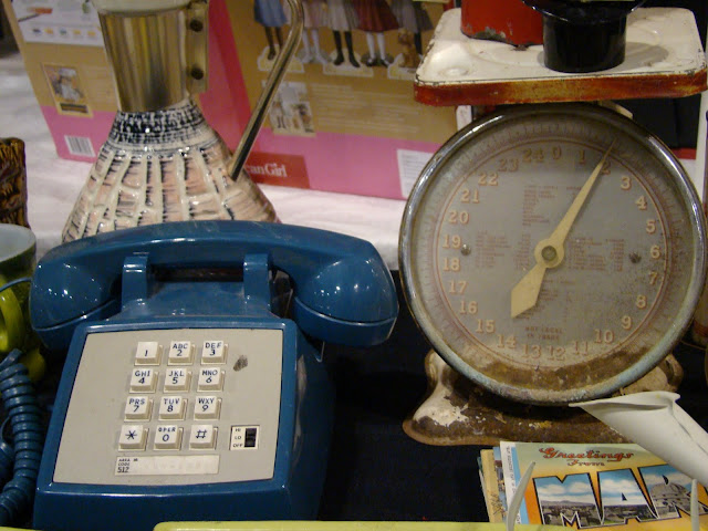 The Estate of Things chooses vintage telephone and vintage kitchen scales