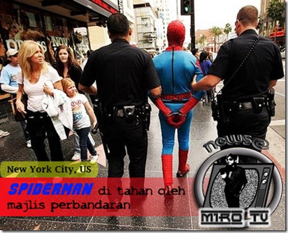 spiderman-arrested