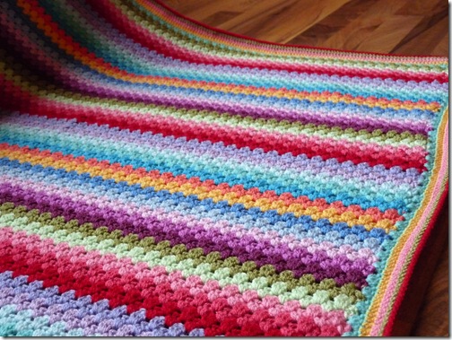 Granny Stripe Blanket (5)