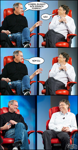 stevejobs billgates 1 Steve Jobs vs. Bill Gates