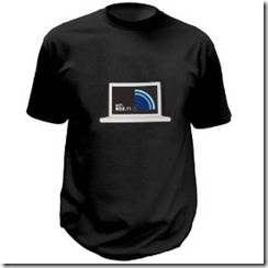Wi-Fi Detecting T-Shirt (Blue - Large)