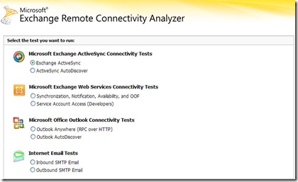 Exchange-Remote-Connectivity-Analyzer