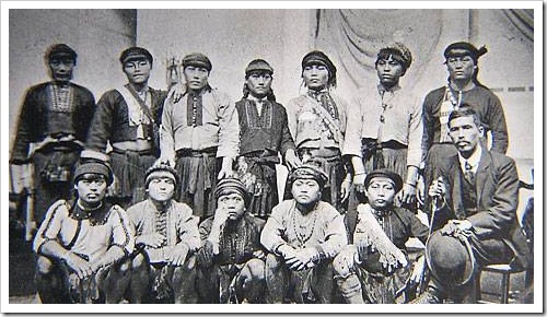 1910年日英博覧会，排灣族被日本帝國政府帶到倫敦展示