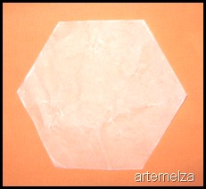 Artemelza - fuxico hexagonal