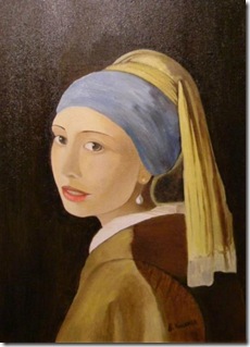 Omaggio a Vermeer Ragazza con Turbante