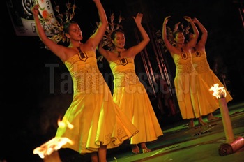 Le groupe à Hianau de UA POU. Photo : TAHITI Presse