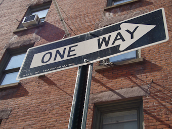 one way