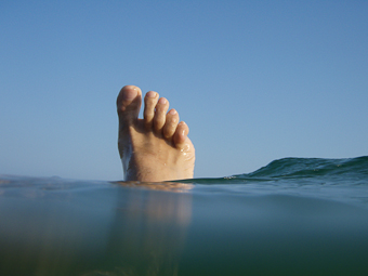 my foot