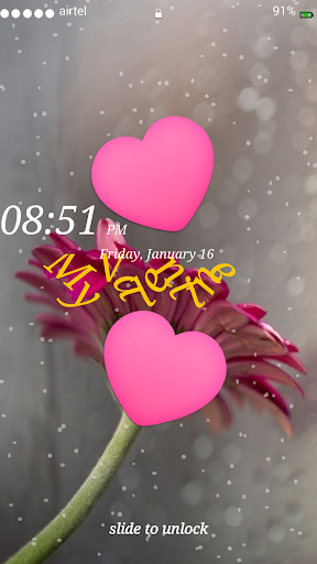 My Valentine Lock Screen